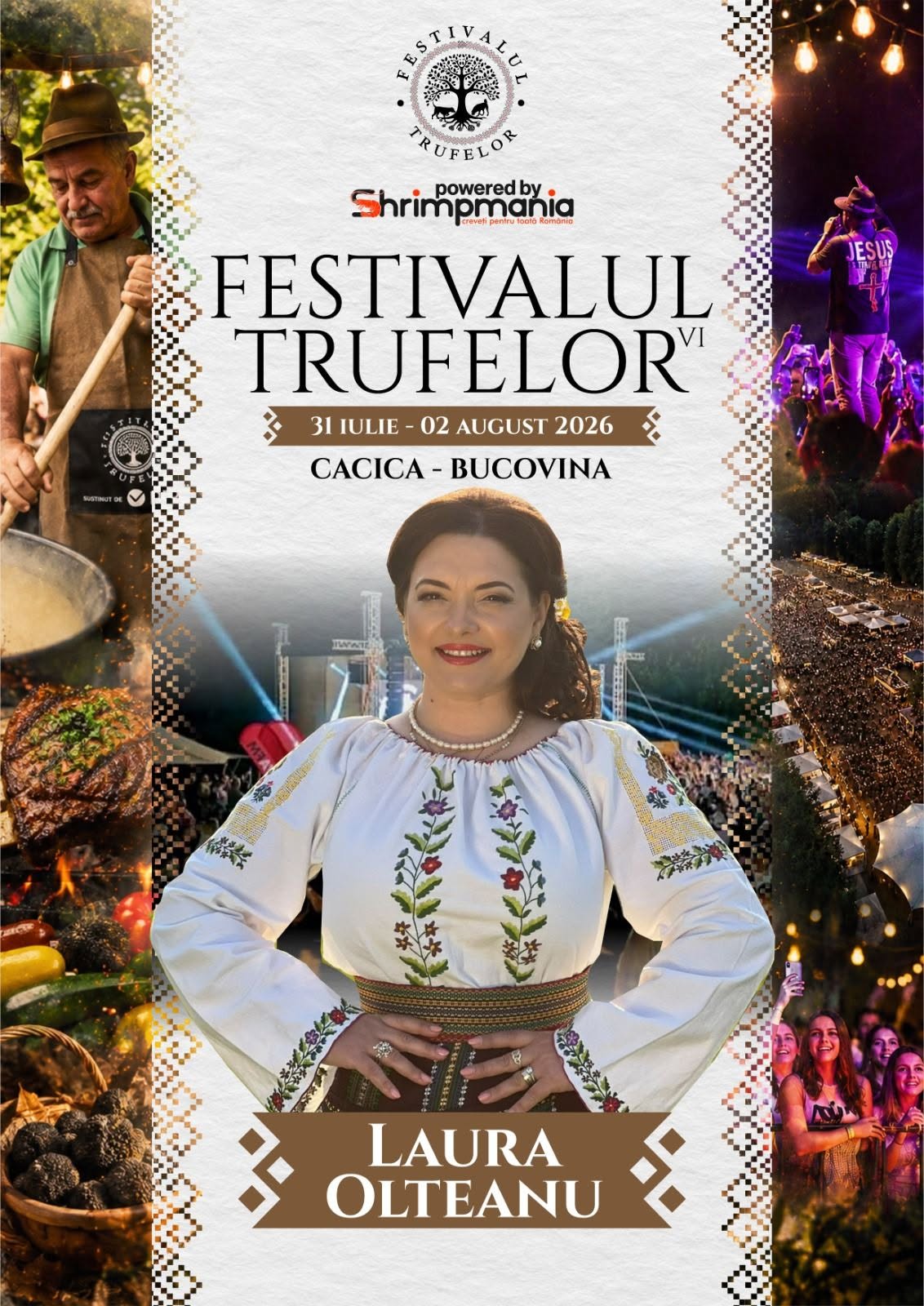Laura Olteanu pe scena Festivalului Trufelor